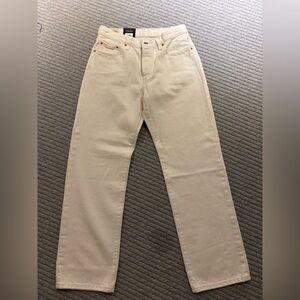 Levi's Women's Straight Leg Jeans in Cream